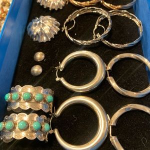 Vintage silver and costume jewelry